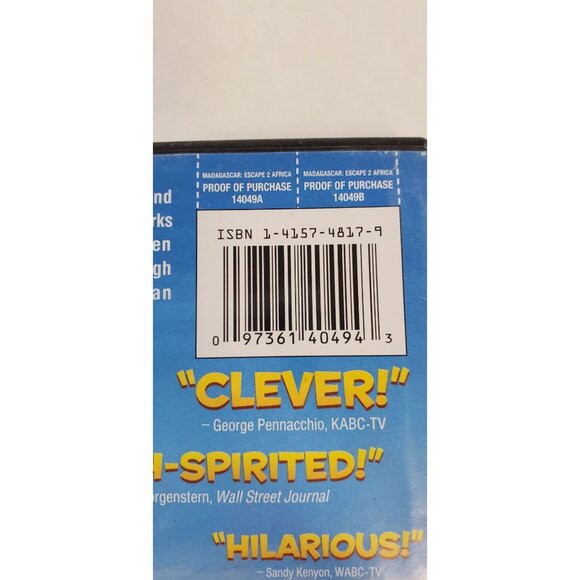 Madagascar: Escape 2 Africa DVD 2009 Sensoramtic Full Screen - Picture 3 of 6